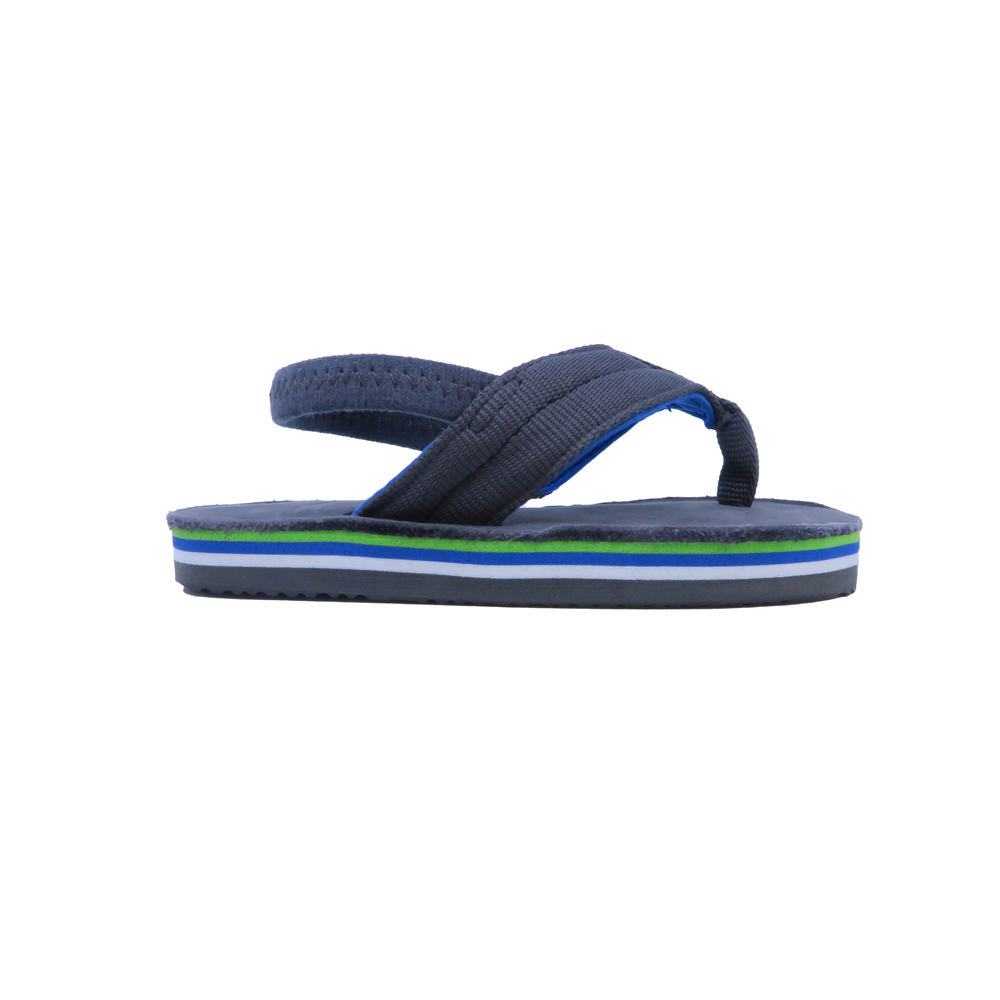 Hari Mari Boys Grey | Blue Flip Flops size: 5 Toddler